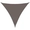 Image de vidaXL Voile d'Ombrage PEHD Triangulaire 5x5x5m Anthracite Parasol Solaire