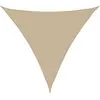 Image de vidaXL Voile de parasol tissu oxford triangulaire 3,6x3,6x3,6 m beige