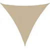 Image de vidaXL Voile de Parasol Tissu Oxford Triangulaire 5x5x5 m Beige