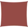 Image de vidaXL Voile d'Ombrage Tissu Oxford Carré 3,6x3,6 m Ocre Marron Taud Parasol