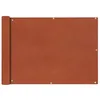 Image de vidaXL Écran de Balcon en Tissu Oxford 75x400 cm Ocre Marron
