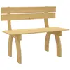 Image de vidaXL Banc de jardin 150 cm Bois de pin imprégné