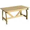 Image de vidaXL Table de jardin 150x74x75 cm Bois de pin imprégné