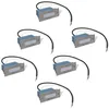 Image de vidaXL Lot de 6 lumières LED encastrées pour escalier Chemin 44x111x56mm