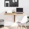 Image de vidaXL Table murale rabattable en chêne 100x60 cm