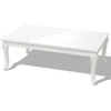 Image de vidaXL Table Basse 115x65x42 cm Blanc Brillant