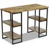 Image de vidaXL Bureau en bois de manguier 110 x 50 x 76 cm