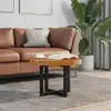 Image de vidaXL Table basse Teck Résine 60 cm