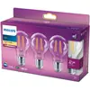 Image de Philips LED Classic E27 4,3 W 2 700 K claire x3