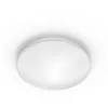Image de Plafonnier LED contemporain - PHILIPS - Canoplus Rond 20W 2700K - Abat-jour synthétique blanc - IP44