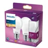 Image de PHILIPS LED Classic 60W Standard E27 Blanc Chaud Non Dimmable Lot de 2