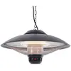 Image de Sunred Suspension modèle 2100 W halogène, Noir, 60 x 60 x 40 cm, ce09b