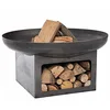 Image de RedFire 81024 Juva Brasero en métal, Noir, 80 cm