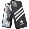 Image de adidas Coque de téléphone conçue pour iPhone 12 Mini, 5,4 Pouces, Anti-Chute, Anti-Chocs, Bords surélevés, Coque de Protection Originale moulée en polyuréthane, Noir et Blanc