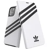 Image de adidas Coque de téléphone conçue pour iPhone 12 Plus/iPhone 12 Pro, étui Folio testé Contre Les Chutes, résistant aux Chocs, Bords surélevés, Coque de Protection Originale, Blanc/Noir