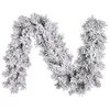 Image de Black Box Trees - Dinsmore Guirlande Vert Givre Tips 156 - l270xd25cm