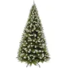 Image de Triumph Tree Pittsburgh Sapin de Noël Artificiel avec Pommes de pin - Christmas Tree H155 x Ø84 cm - Vert givré