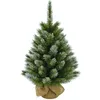 Image de Triumph Tree Sapin de Noël Artificiel en Jute - Christmas Tree H90 x Ø56 cm - Vert givré