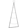 Image de HOUSE OF SEASONS Étagère à Decoration - L50 x H131 cm - Métal - Noir