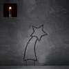 Image de Luca Lighting - Garden d?Light Pique de Jardin Etoile filante 175 LED Blanc Chaud 8 Function Controller et minuteur- l35xb1xh77cm