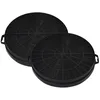 Image de AllSpares Filtre à Charbon (2 pcs.) pour Hottes aspirantes - Adapté pour AEG-Electrolux Type 210 / E3CFT210, Etna REC20, Whirlpool Type B210 / CHF210/1 et Elica F00337/S (Ø210x30mm)