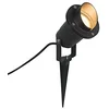 Image de Qazqa done - Spot sur piquet - 1 lumière - L 130 mm - Noir - Moderne - éclairage extérieur
