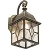 Image de QAZQA london - Lanterne murale - 1 lumière - L 151 mm - Bronze - Classique/Antique, Rustique - éclairage extérieur