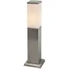 Image de Qazqa malios - éclairage de terrasse et d'allée de jardin - 1 lumière - L 80 mm - Acier - Design, Moderne - éclairage extérieur