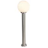 Image de QAZQA sfera - Éclairage de terrasse et d'allée de jardin Moderne - 1 lumière - Ø 250 mm - Acier - Moderne - Éclairage extérieur