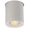 Image de Qazqa tubo - Spot plafond, plafonnier - 1 lumière - Ø 80 mm - Blanc - Design, Moderne - éclairage intérieur - Salon I Chambre I Cuisine I Salle à manger