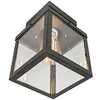 Image de Qazqa rotterdam - Plafonnier - 1 lumière - L 160 mm - Noir - Moderne - éclairage extérieur - éclairage intérieur,Hall d’entrée