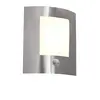 Image de Qazqa emmerald - Applique murale avec détecteur - 1 lumière - H 260 mm - Acier - Moderne - éclairage extérieur