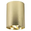 Image de Qazqa rondoo up - Spot plafond, plafonnier - 1 lumière - Ø 95 mm - Doré - Moderne - éclairage intérieur - Salon I Chambre I Cuisine I Salle à manger