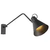 Image de Qazqa Luna wl - Applique murale - 1 lumière - L 670 mm - Noir - Design - éclairage intérieur - Salon I Chambre