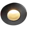 Image de Qazqa gap - Spot encastrable - 1 lumière - Ø 85 mm - Noir - Design, Industriel, Rustique, Moderne - éclairage extérieur - Salle de bains