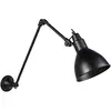 Image de Qazqa wye - Applique murale bras articulé - 1 lumière - L 905 mm - Noir - Rustique - éclairage intérieur - Salon I Chambre