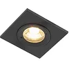 Image de Qazqa xena - Spot encastrable - 1 lumière - L 80 mm - Noir - Moderne - éclairage extérieur - Salle de bains