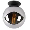 Image de QAZQA pallon - Plafonnier Art Deco - 1 lumière - Ø 20 cm - Argenté - Art Deco - Éclairage intérieur - Salon I Chambre I Cuisine I Salle à manger