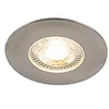 Image de Qazqa ulo - LED Dimmable Spot encastrable variateur inclus - 1 lumière - Ø 82 mm - Argenté - Moderne - éclairage extérieur - Salle de bains