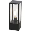 Image de QAZQA charlois - Lampe sur pied extérieur - 1 lumière - L 14 cm - Noir - Design - éclairage extérieur