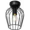 Image de Qazqa palica - Plafonnier - 1 lumière - Ø 18.5 cm - Noir - Moderne - éclairage intérieur - Salon I Chambre I Cuisine I Salle à manger