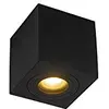 Image de Qazqa capa - Spot plafond, plafonnier - 1 lumière - L 90 mm - Noir - Moderne - éclairage intérieur - Salle de bains