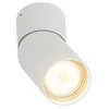 Image de Qazqa falo - Spot plafond, plafonnier - 1 lumière - L 10.8 cm - Blanc - Moderne - éclairage intérieur - Salon I Chambre I Cuisine I Salle à manger