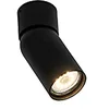 Image de Qazqa falo - Spot plafond, plafonnier - 1 lumière - L 10.8 cm - Noir - Moderne - éclairage intérieur - Salon I Chambre I Cuisine I Salle à manger