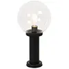 Image de QAZQA sfera - Lampe sur pied extérieur - 1 lumière - Ø 25 cm - Noir - Moderne - éclairage extérieur
