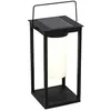 Image de Qazqa denlu - LED Dimmable Lampe de table solaire variateur inclus - L 14.3 cm - Noir - Moderne - éclairage extérieur
