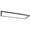 Image de Qazqa liv - LED Dimmable Panneau | Panel | Plafonnier variateur inclus - 1 lumière - L 800 mm - Noir - Moderne - éclairage intérieur - Salon I Chambre I Cuisine I Salle à manger