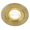 Image de Qazqa xena - Spot encastrable - 1 lumière - Ø 7.9 cm - Doré - Moderne - éclairage extérieur - Salle de bains