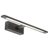 Image de Qazqa jerre - LED Applique murale - 1 lumière - L 41.5 cm - Noir - Moderne - éclairage intérieur - Salle de bains