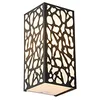 Image de Qazqa nicole - Applique murale - 1 lumière - L 12.4 cm - Noir - Classique/Antique - éclairage extérieur